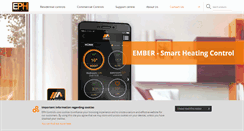 Desktop Screenshot of ephcontrols.com
